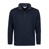 Mens Quarter Zip Thermal Lounge Top - Navy