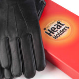 Mens Leather Gloves - Black