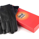 Mens Leather Gloves - Black