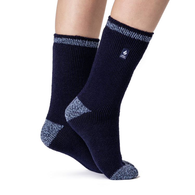 Ladies Original Naseby Twist Socks - Blue