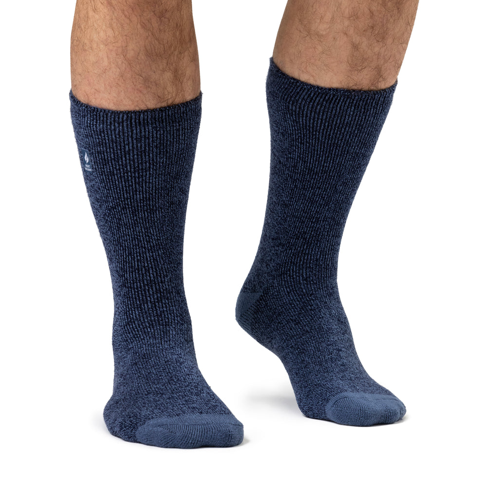 Mens Lite Twist Socks - Denim & Navy