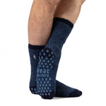 Mens Original Twist Slipper Socks - Navy & Denim