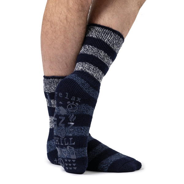 Mens Original Colden Lounge Sock - Navy & Denim