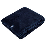 Luxury Fleece Thermal Blanket/Throw 180cm x 200cm - Navy