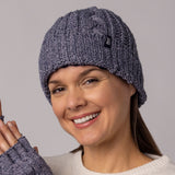 Ladies Original Turnover Hat - Navy Twist