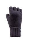 Ladies Plain Fingerless Gloves - Navy