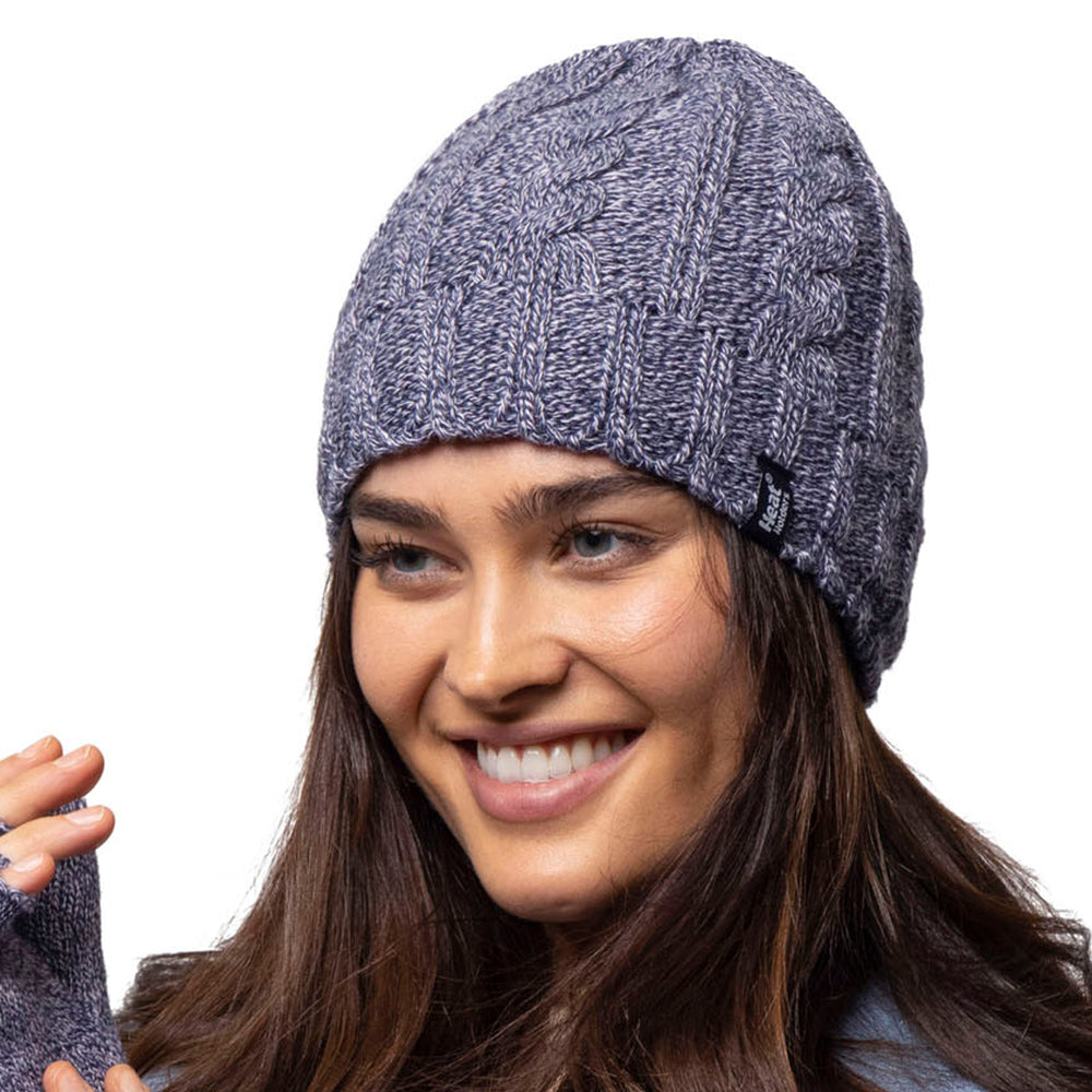 Ladies Original Thermal Hat - Navy Twist