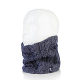 Ladies Marlow Neck Warmer - Navy Twist