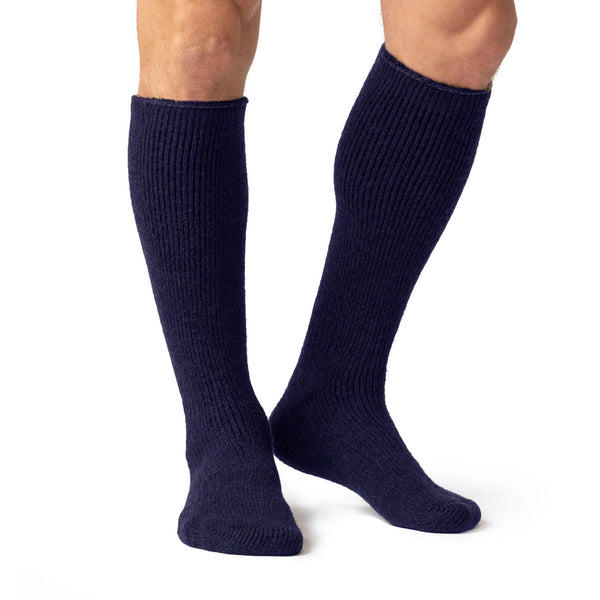 Mens Original Long Wool Socks - Navy