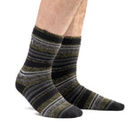 Mens Original Bari Multi Stripe Socks - Olive