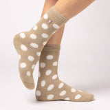 Ladies Original Jacquard Socks - Oat Spots