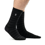 Mens Ultra Lite Orodover Stripe Socks - Black