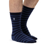 Mens Ultra Lite Orodover Stripe Socks - Navy