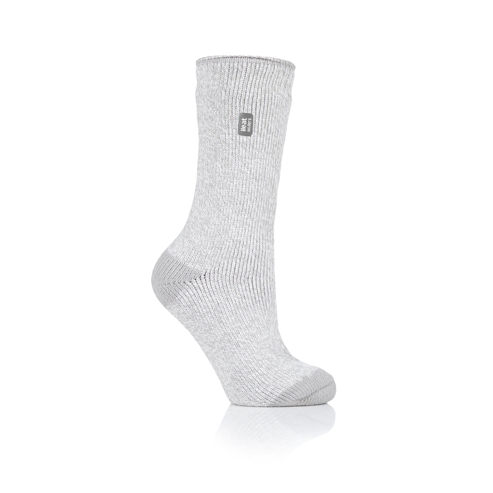 Ladies Original Twist Primrose Socks - Grey & Cream