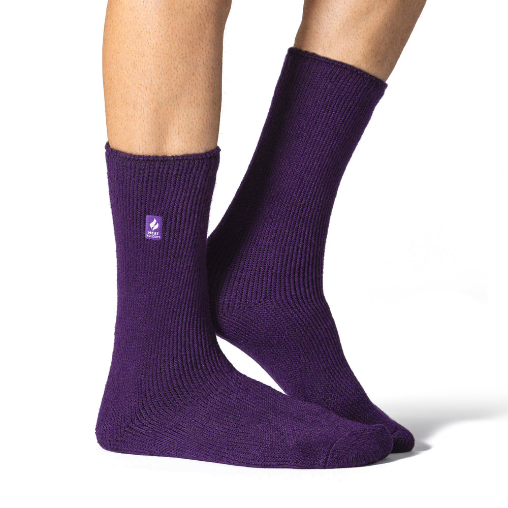 Mens Original Finch Thermal Socks - Purple