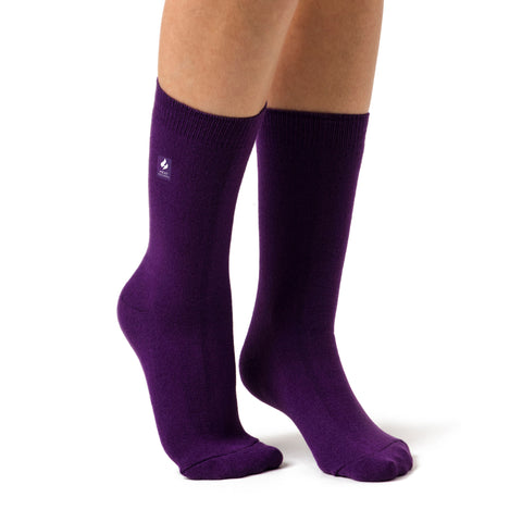 Ladies Ultra Lite Holly Socks - Purple