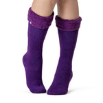 Ladies Original Wellington Boot Socks - Purple