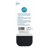 Ladies IOMI Dual Layer Raynaud's Slipper Socks - Black Stripe