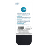 Mens IOMI Dual Layer Raynaud's Slipper Socks - Black Stripe