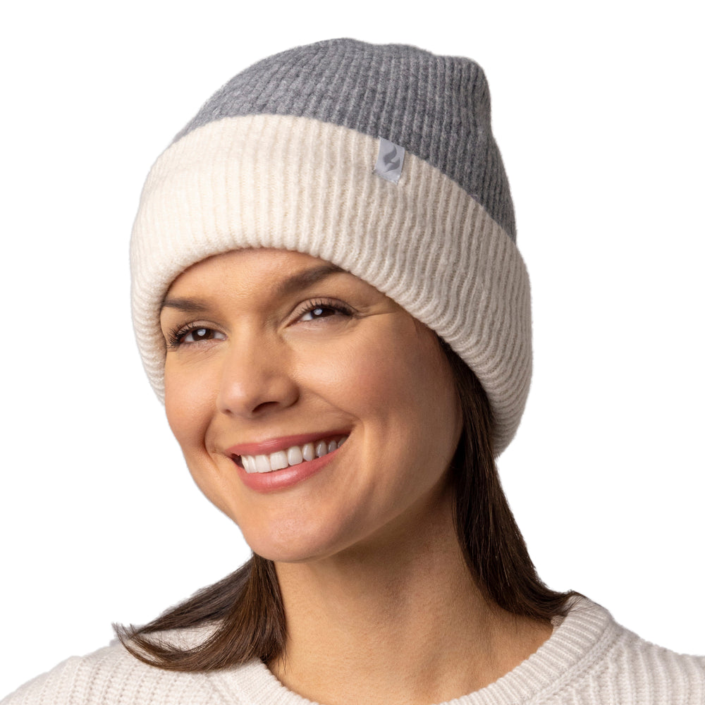 Ladies Bavaria Turnover Hat - Silver Melange