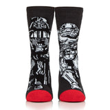Kids Lite Star Wars Socks - Darth Vader & Storm Trooper