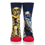 Kids Lite Star Wars Socks - R2D2 & C3PO