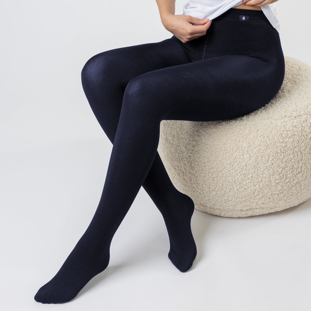 Ladies Thermal Tights - Navy