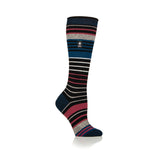 Ladies Ultra Lite Long Ski & Snow Sports Socks - JURA Black / Teal