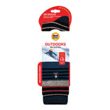 Ladies Ultra Lite Long Ski & Snow Sports Socks - JURA Black / Teal