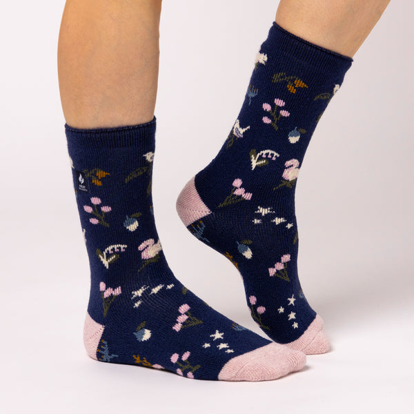 Ladies Lite Jacquard Socks - Woodland Wonderland