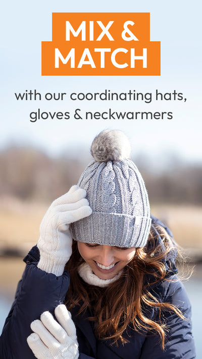 Coordinate or mix & match with our thermal hats, gloves & neckwarmers