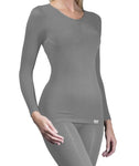 Ladies Thermal Long Sleeve Top - Grey