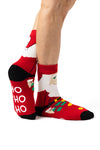 Mens Dual Layer Christmas Socks - Santa
