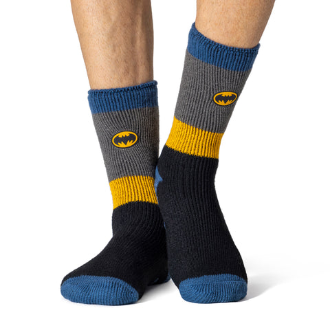Mens Original Character Slipper Socks - Batman