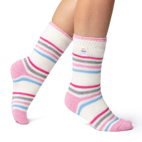 Ladies Original Warm Wishes Gift Boxed Socks - "Best Mum Ever"