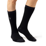 Mens Lite Amsterdam Heel & Toe Socks - Black & Charcoal