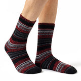 Mens Original Bari Multi Stripe Socks - Black