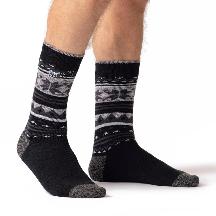 Mens Lite Fairisle Socks - Crowcroft