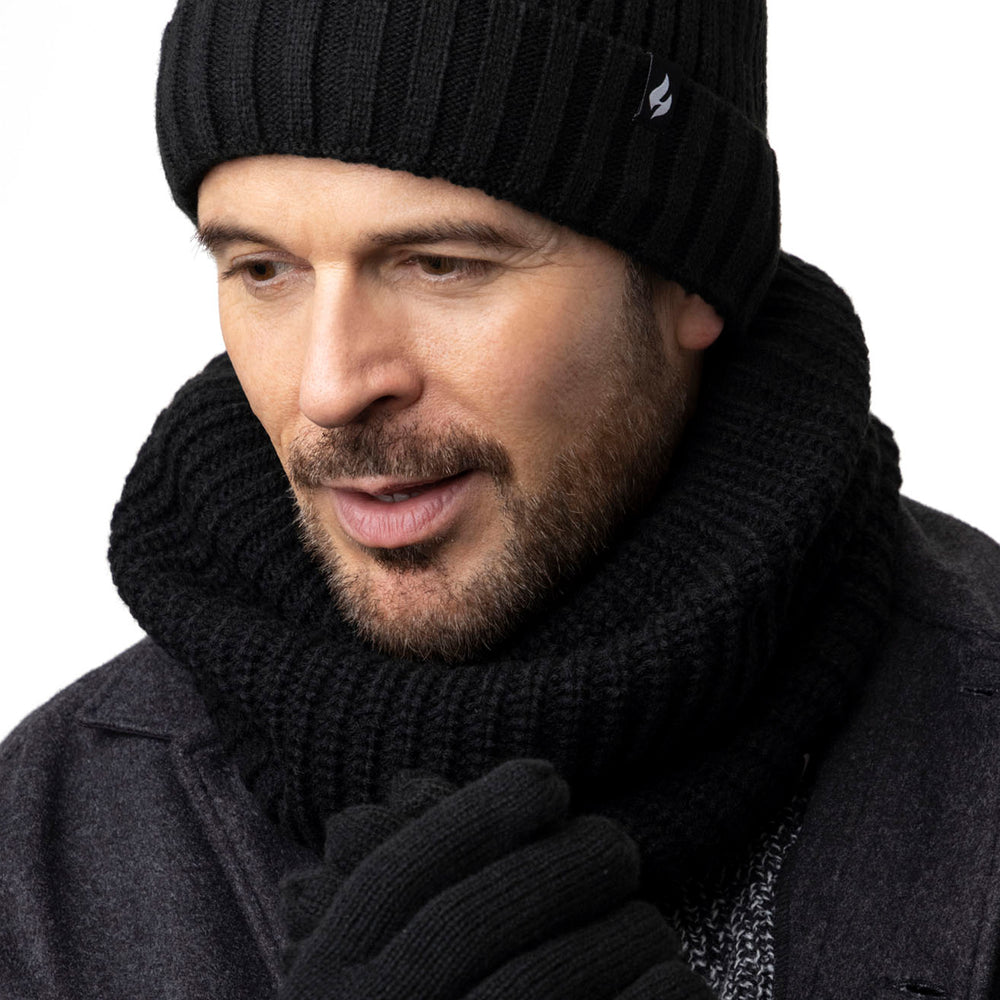 Mens Larvic Neck Warmer - Black