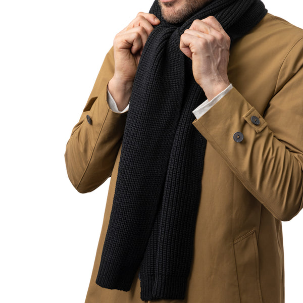 Mens Ryten Thermal Scarf - Black