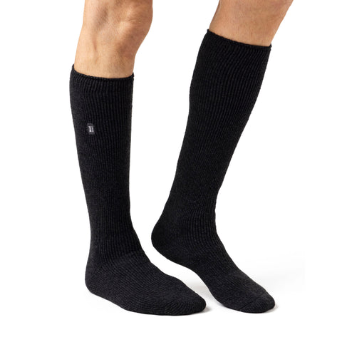 Mens Original Outdoors Long Merino Wool Blend Socks - Black