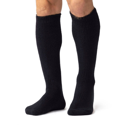 Mens Original Long Wool Socks - Black