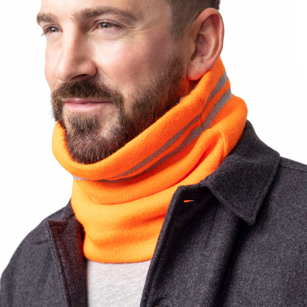 Mens Workforce Neck Warmer - Orange