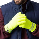 Mens Workforce Thermal Gloves - Yellow