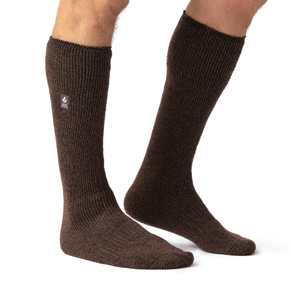 Mens Original Long Leg Socks - Earth Brown