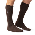 Mens Original Long Leg Socks - Earth Brown
