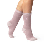 Ladies Original Twist Cabin Fever Socks - Pink