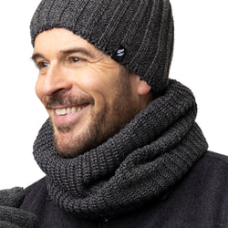 Mens Larvic Neck Warmer - Charcoal