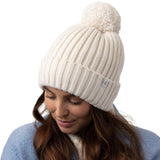 Ladies Arden Pom Pom Hat - Cream