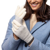 Ladies Oslo Thermal Gloves - Cream